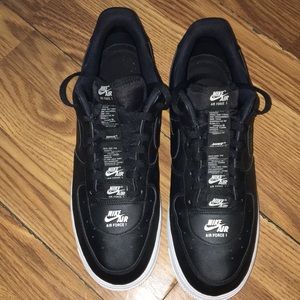 Black & white nikes Air Force one